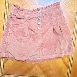 American Eagle Outfitters Coral Corduroy Skirt